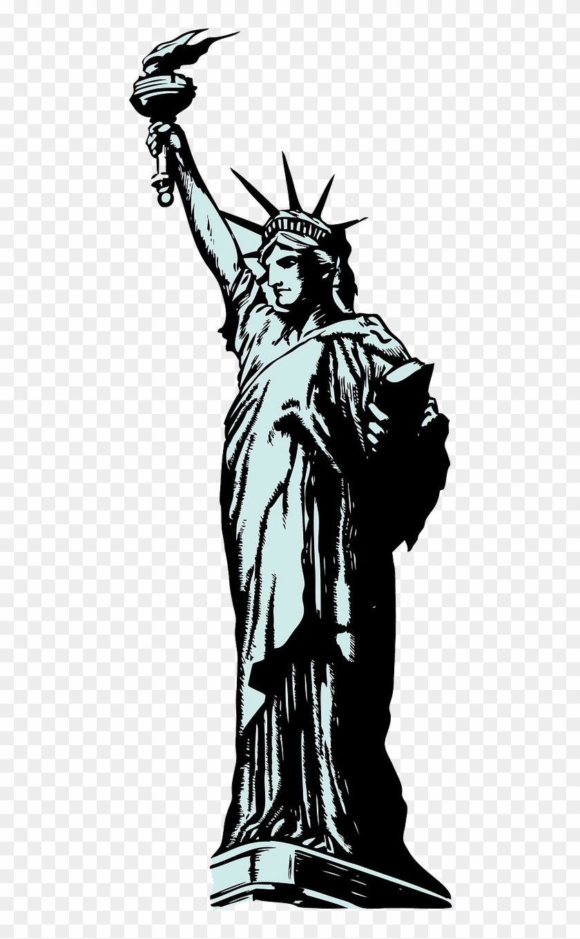 Statue Of Liberty New York Island Png Image - If You Can T Enlist Invest Buy Clipart #3265179