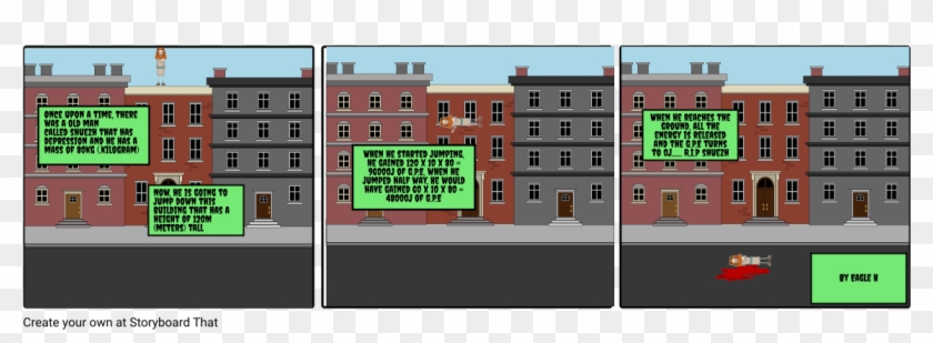 Shuezh Jumping Down A Building - Capture Of Father Time Clipart