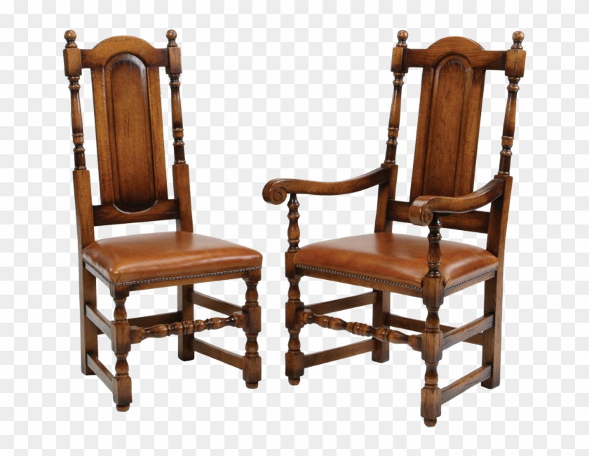 Cromwellian Chair Png Transparent - Dining Chair Traditional Oak Clipart
