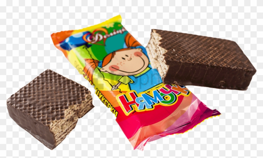Free Png With A Dark Confectionery Coating And The - Snack Clipart