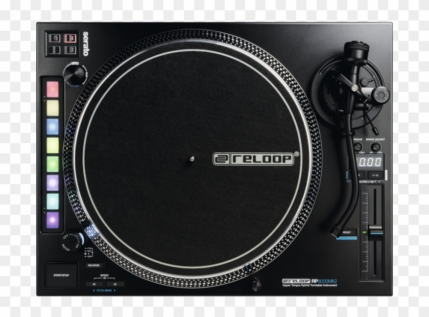 Dj Turntable Png Transparent Background - Reloop Rp 8000 Mk2 Clipart #3266095