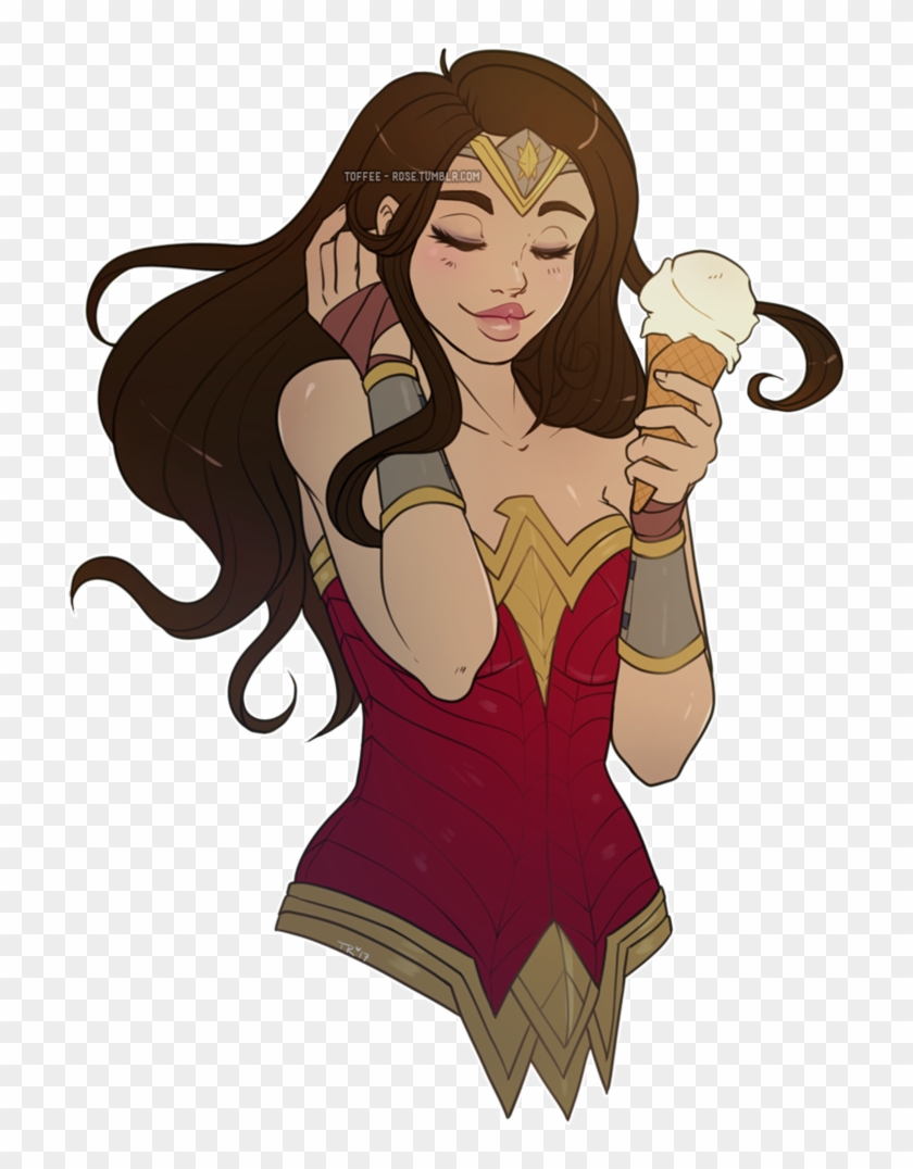 Ares Drawing Wonder Woman - Gal Gadot Wonder Woman Cartoon Clipart #3267014