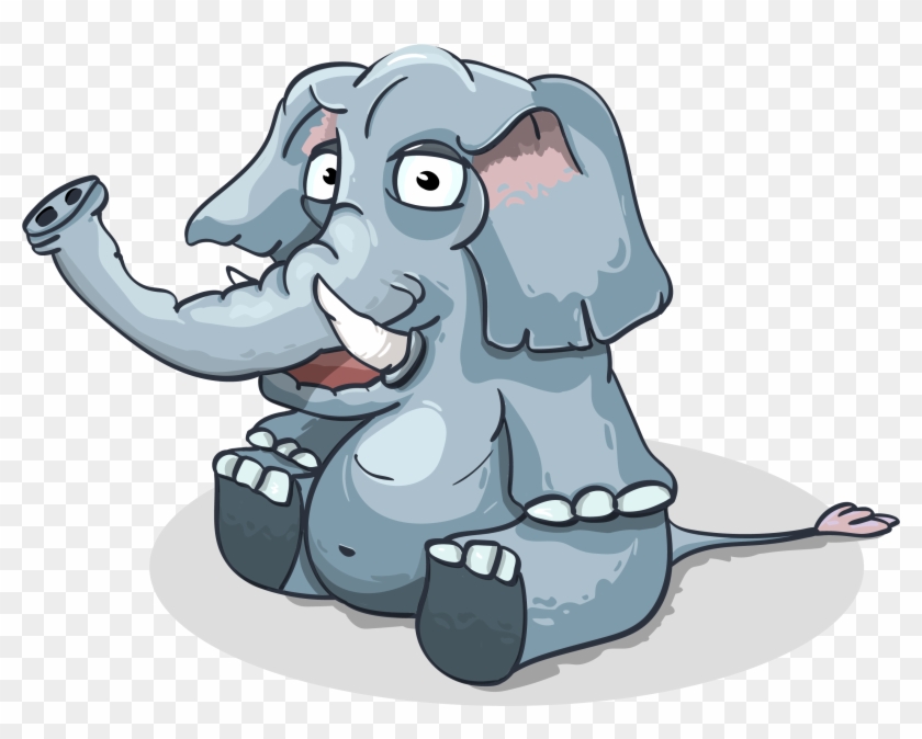 Cute In Free Vectors For Download - Indian Elephant Clipart
