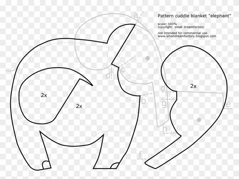 [pattern Elephant ] - Line Art Clipart #3267259