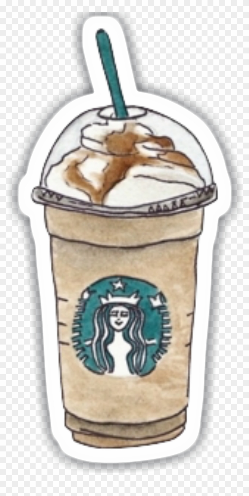 Iced Coffee Hot - Starbucks Overlay Clipart #3267411