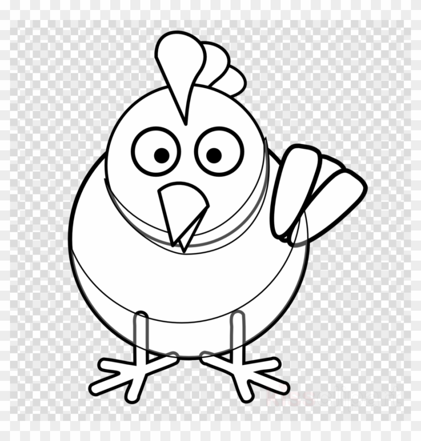 Chicken Coloring Pages Clipart Turkey Chicken Colouring - Easter Egg Transparent Png #3267802