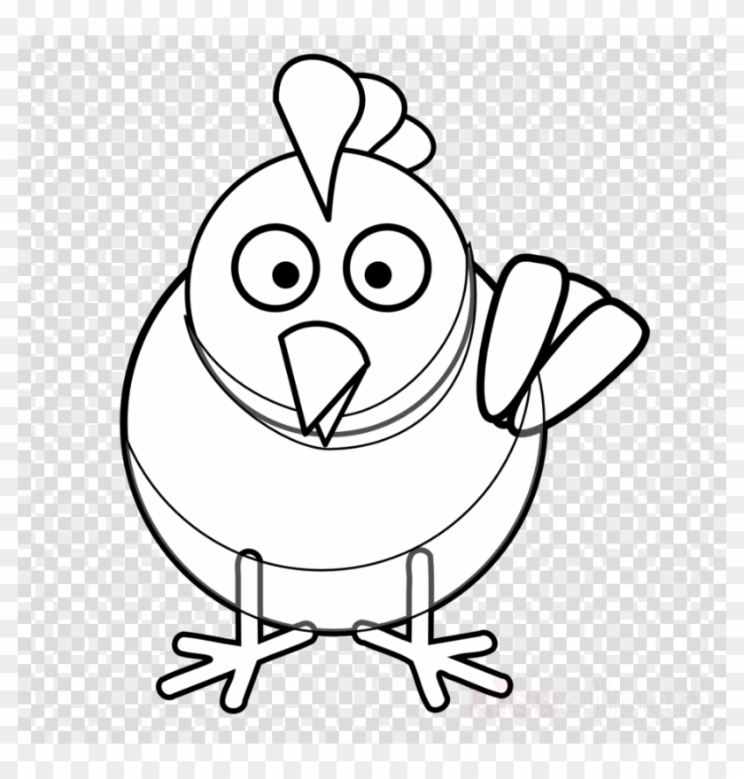 Chicken Coloring Pages Clipart Turkey Chicken Colouring - Easter Egg Transparent Png