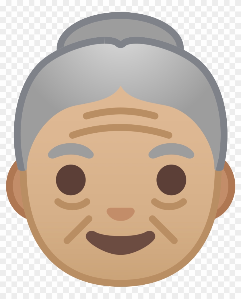 Download Svg Download Png - Old Woman Emoji Clipart #3270363