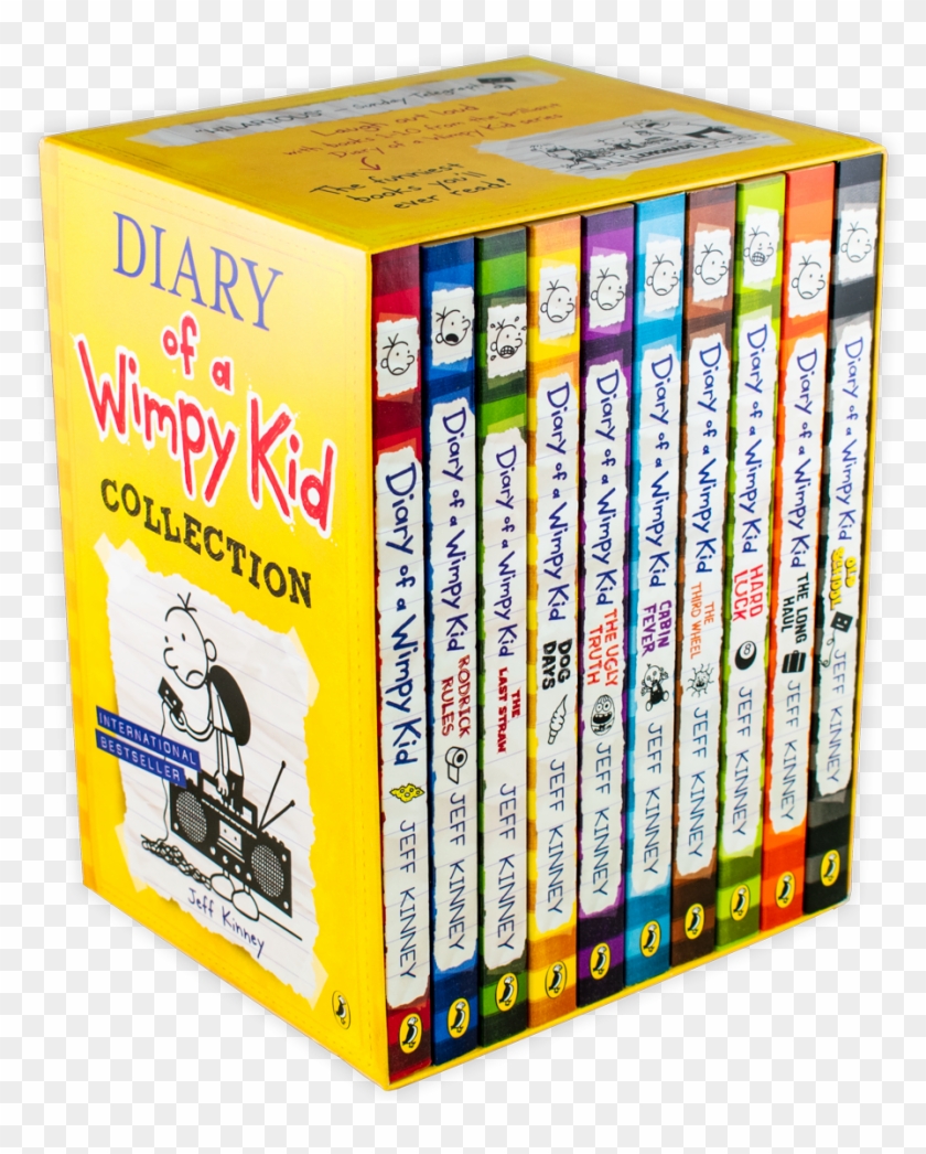 Diary Of A Wimpy Kid Collection 10 Books Pack Box Set - Diary Of A Wimpy Kid Collection 10 Book Set Clipart #3270420