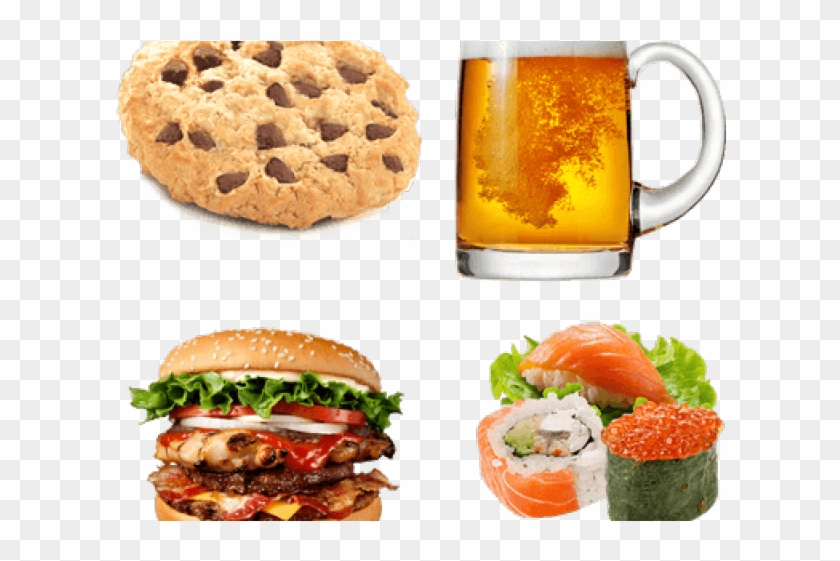 Food Png Transparent Images - Transparent Background Burger Png Clipart #3270521