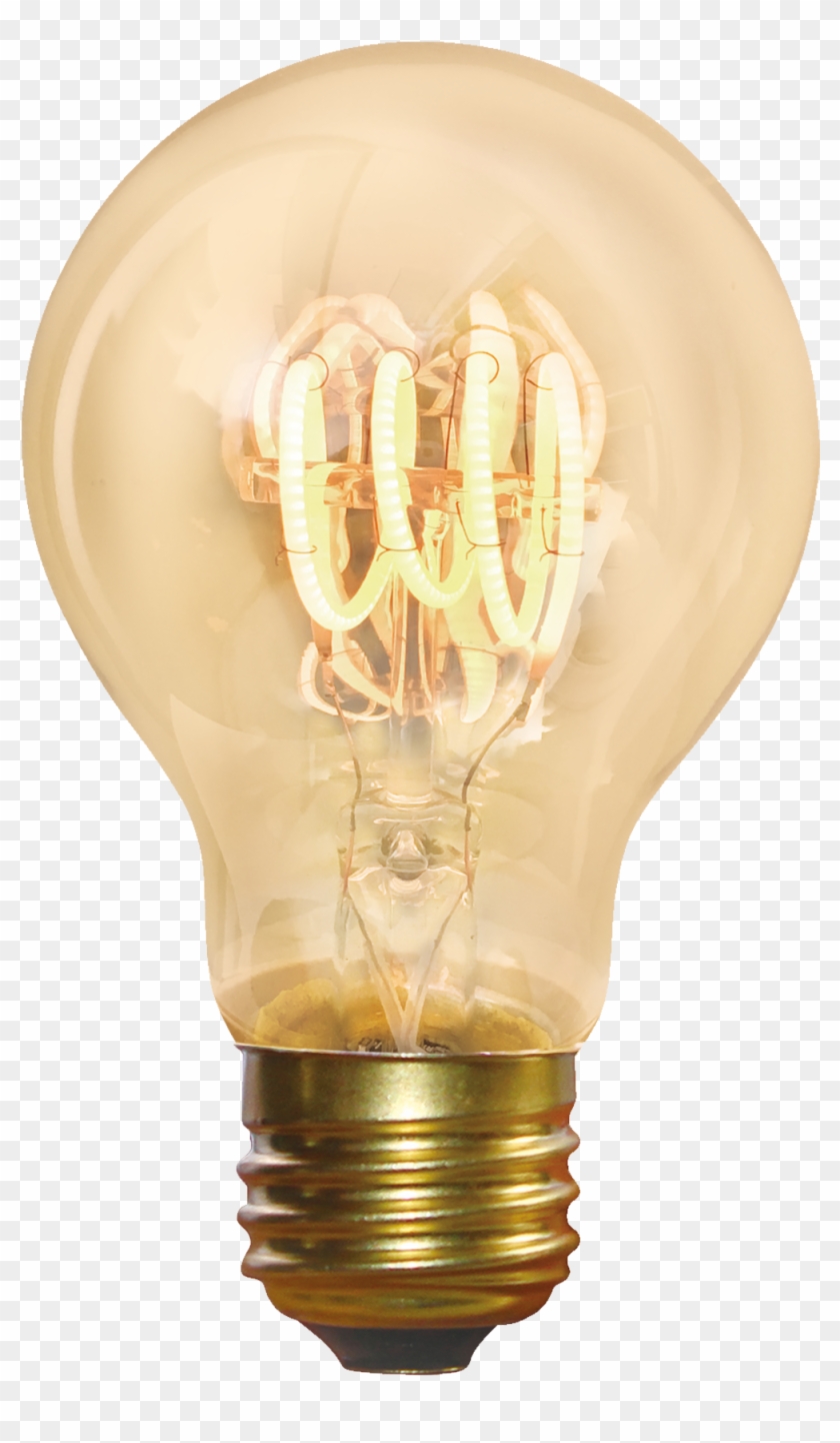 Vintage Light Bulb Png - Incandescent Light Bulb Clipart #3270671