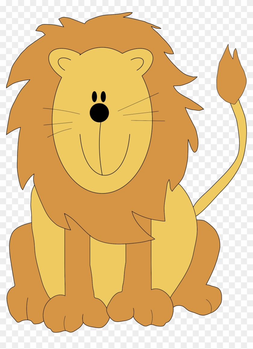 Cartoon Lion Png - Cute Lion Clipart Transparent Png #3271021