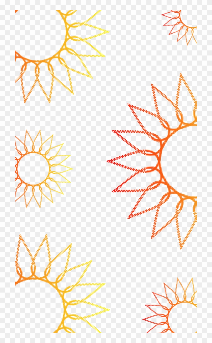 Background Flowers Sunflower Png Image - Circle Clipart #3271030