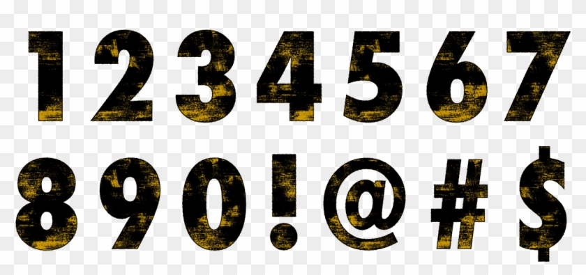 Numeros Bold Clipart