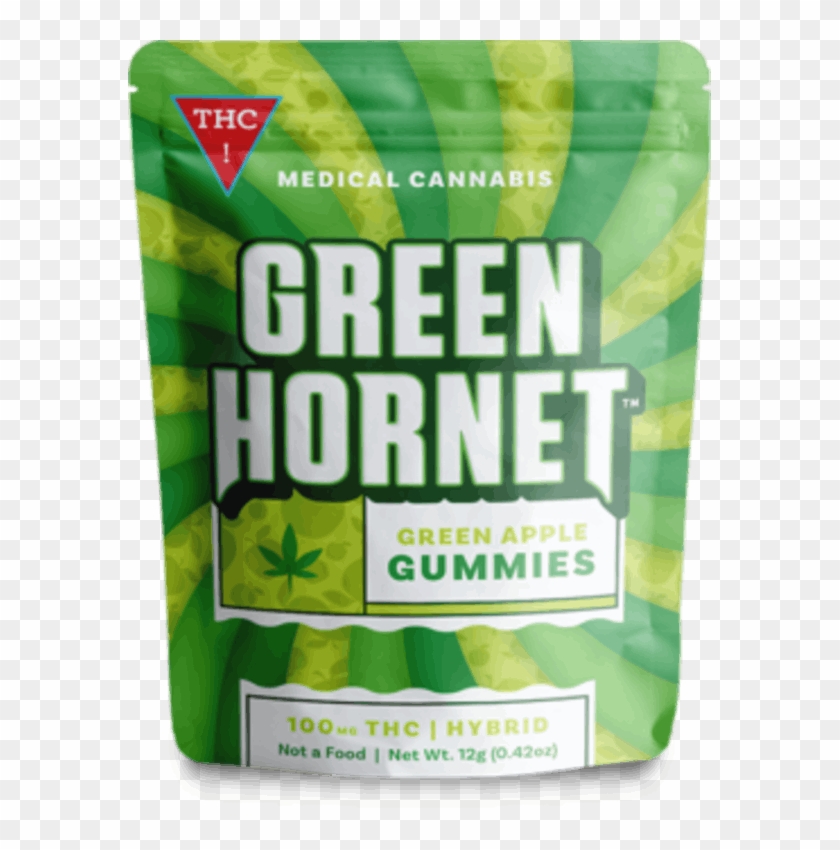 22311897 Menu Edibles Green Hornet Green Apple Gummies - Green Hornet Edibles Clipart #3271198