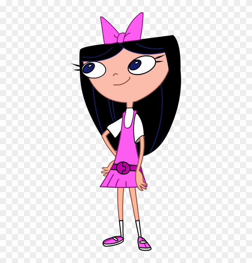 Cartoon And Anime Png - Isabella Phineas Y Ferb Clipart