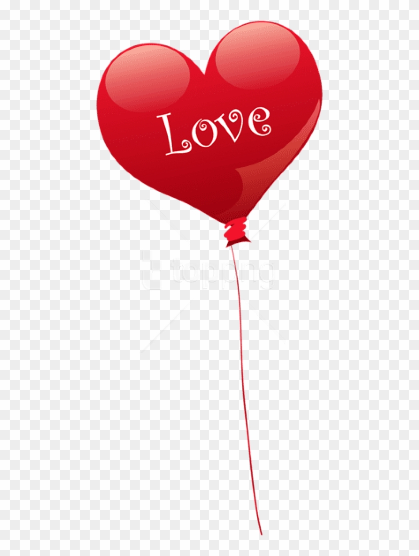Free Png Download Transparent Heart Love Balloon Png - Love Heart Balloon Png Clipart