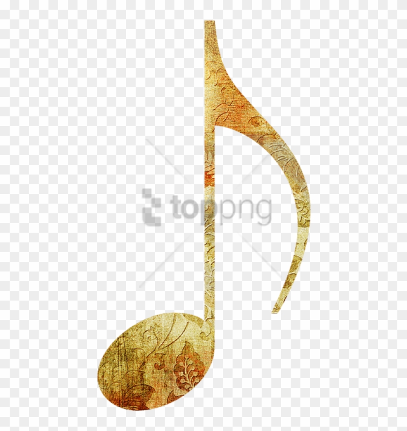 Free Png Gold Music Notes Png Png Image With Transparent - Gold Music Note Transparent Clipart #3271580