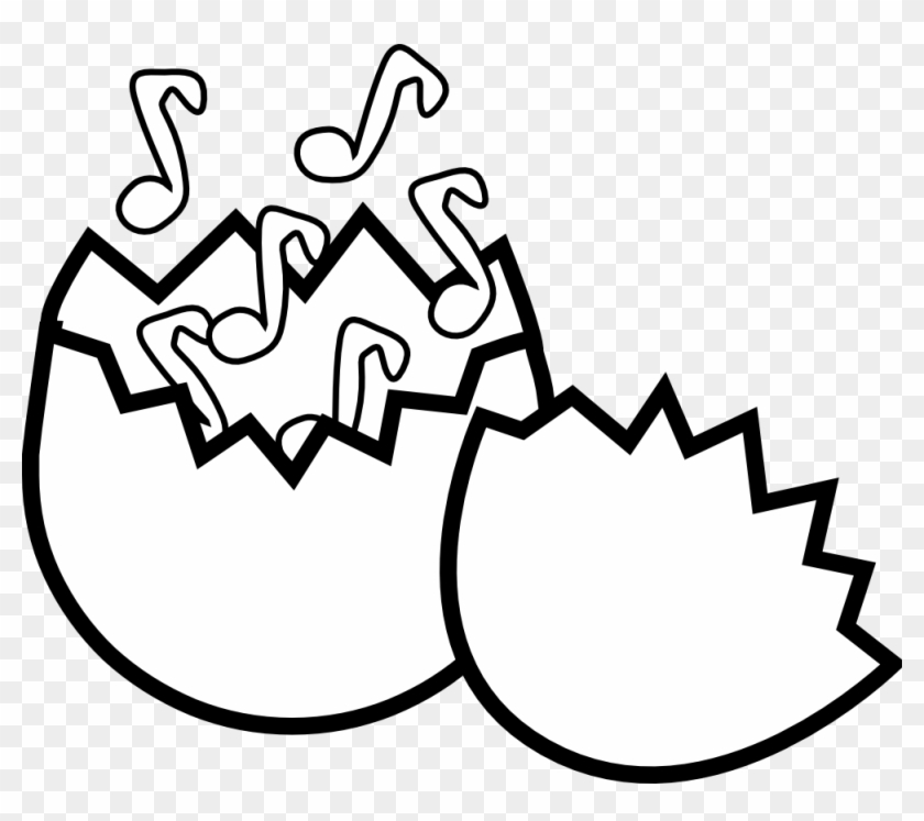 Clipartist - Draw A Cracked Egg - Png Download