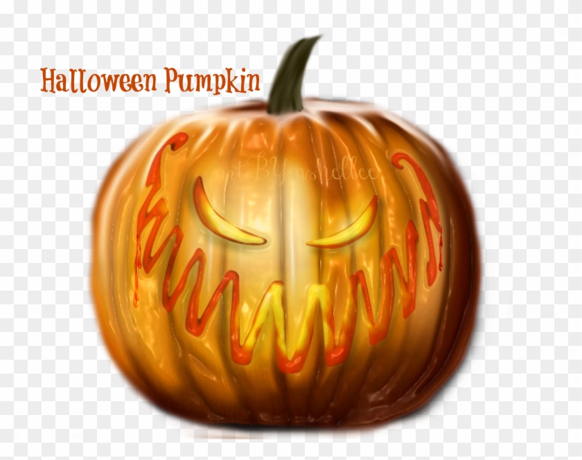 Evil Pumpkin Png - Jack-o'-lantern Clipart #3271809
