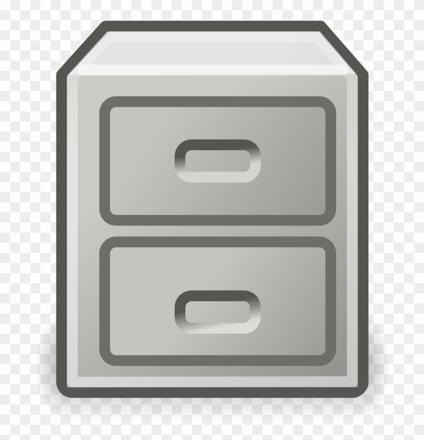 Gnome System File Manager - Chest Of Drawers Clipart #3273185