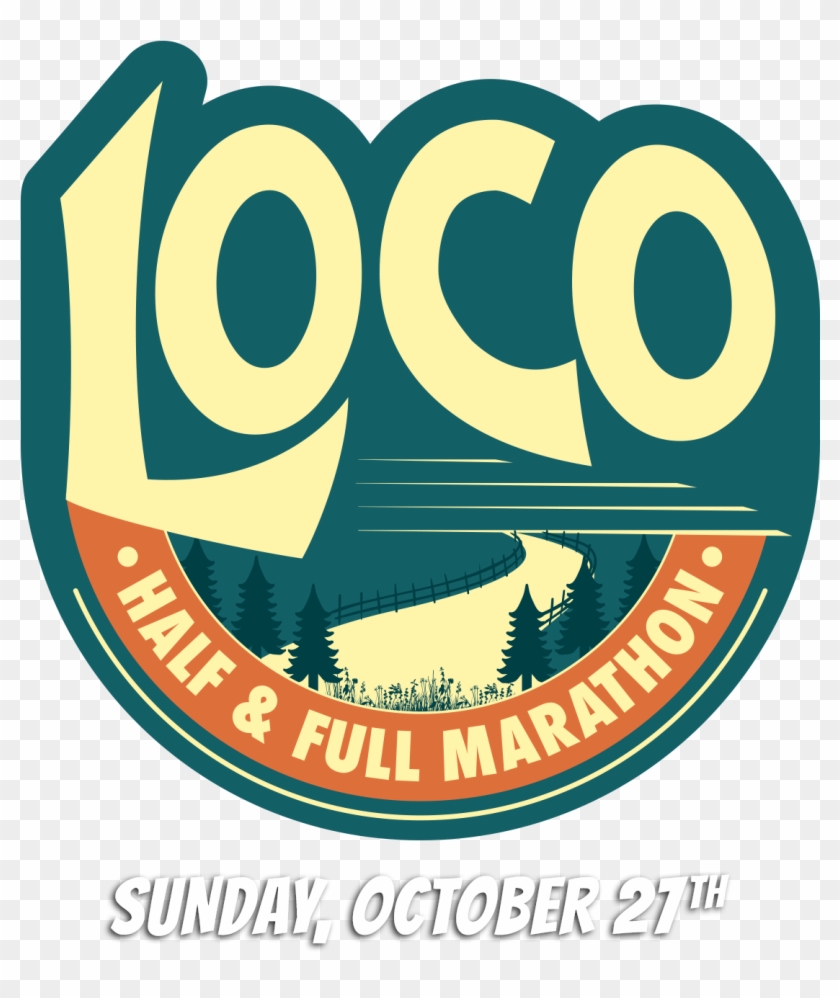 The 6th Annual Loco Half & Full Marathon Is Returning - Emblem Clipart