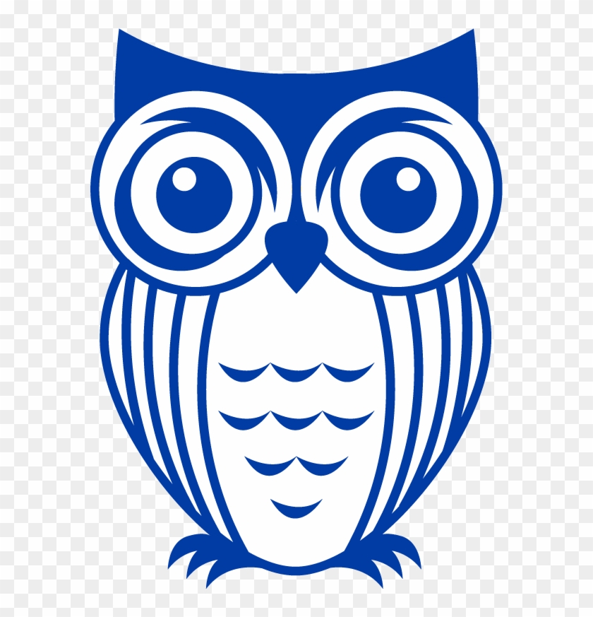 Icon Owl - Blue - Owl Vinyl Decals Clipart #3273721