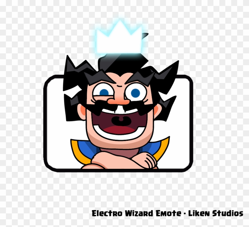 Clashroyale - Clash Royale Electro Wizard Emotes Clipart #3273816