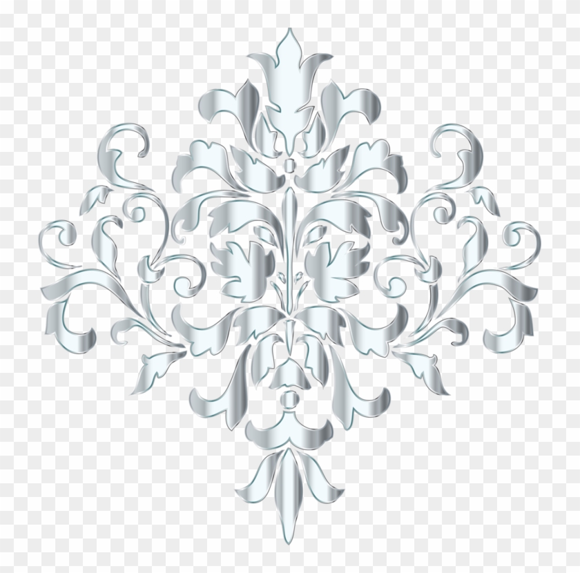 Visual Arts Ornament Interior Design Services - Background In Silver Png Clipart