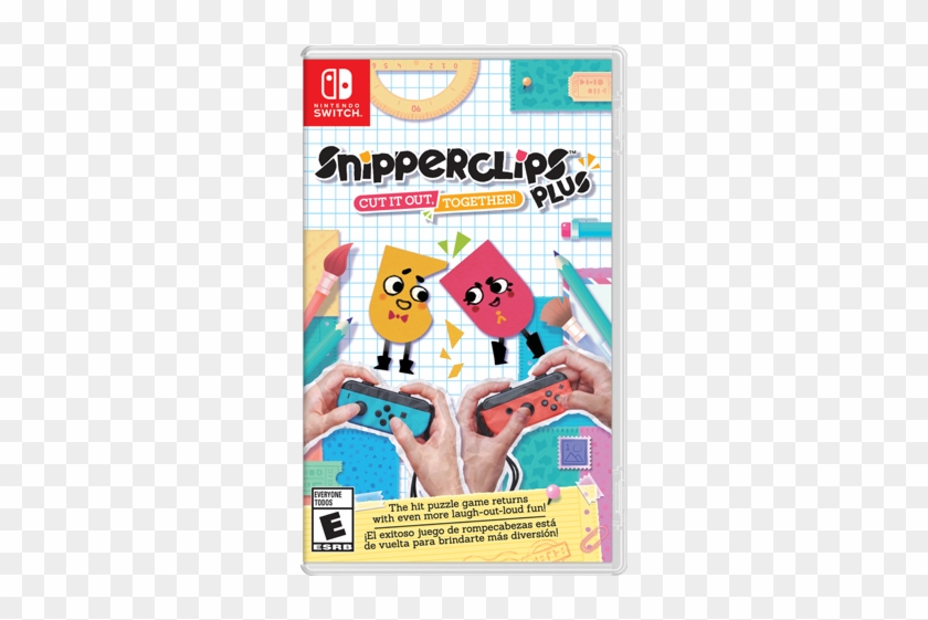 Cut It Out Together Box Art - Snipperclips Plus Cut It Out Together - Png Download