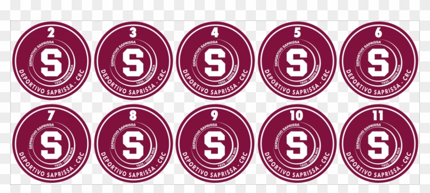 Aí Está O Deportivo Saprissa, Maior Campeão Da Liga - Circle Clipart #3275051