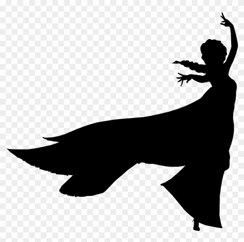 Frozen Silhouette Png - Silhouette Elsa Clipart