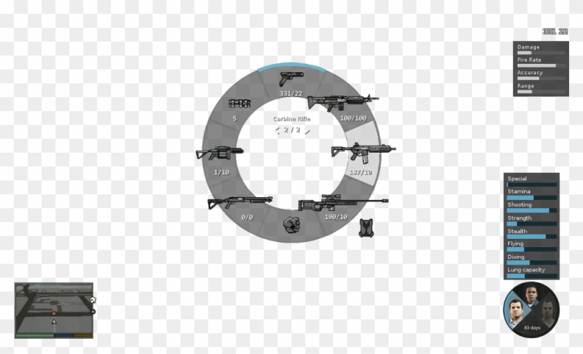 Game Hud Png - Gta 5 Fist Png Clipart