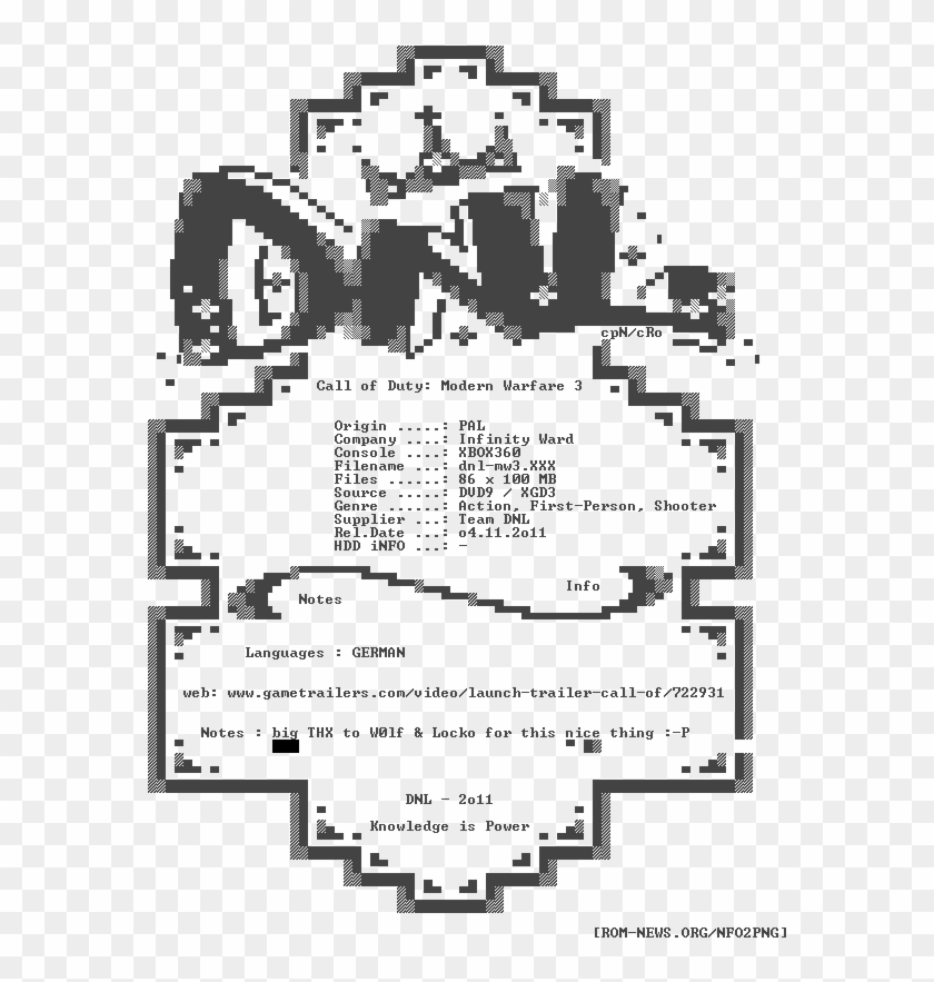 Call - Of - Duty - Modern - Warfare - 3 - Pal - German - Differential Nonlinearity Clipart