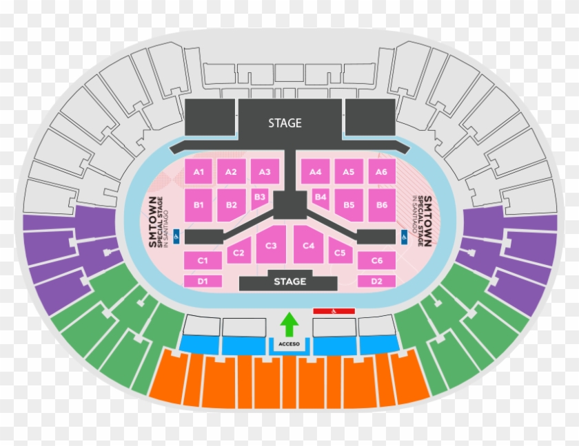 Mapa Smtown Santiago - Smtown Special Stage In Santiago Clipart