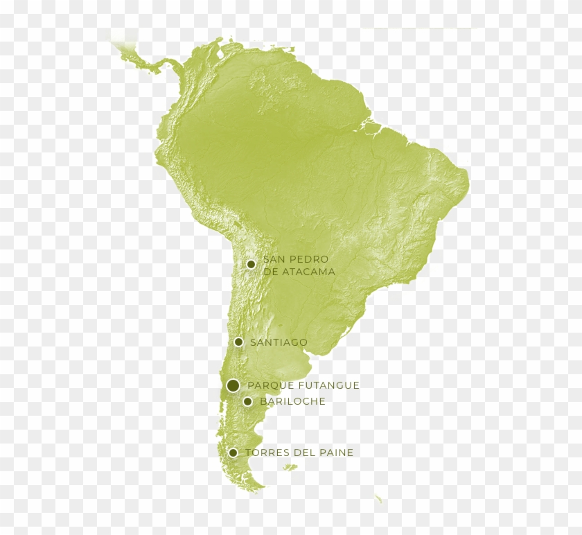 Mapa América - Chile In South America Map Clipart