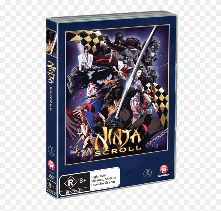 Ninja Scroll Blu Ray , Png Download - Ninja Scroll Film Bluray Clipart #3276755