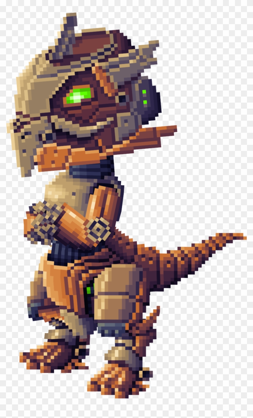 Droid Dragon - Illustration Clipart