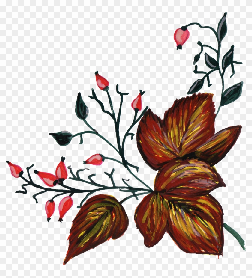 Png File Size - Flower Ornament Png Clipart #3277028