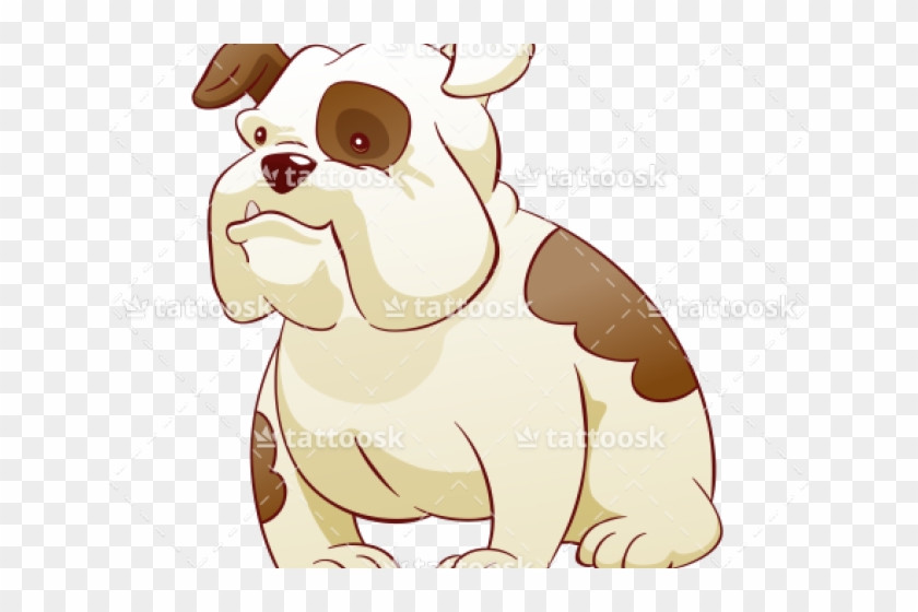 Bulldog Cartoon Cute Clipart #3277058