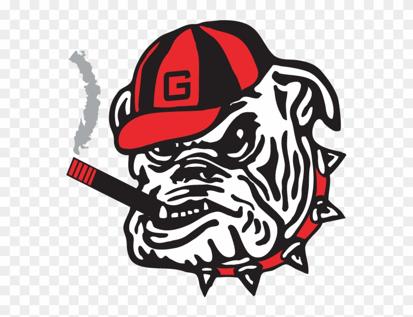 Uga Bulldog Png - Georgia Bulldog Logo Svg Clipart #3277090