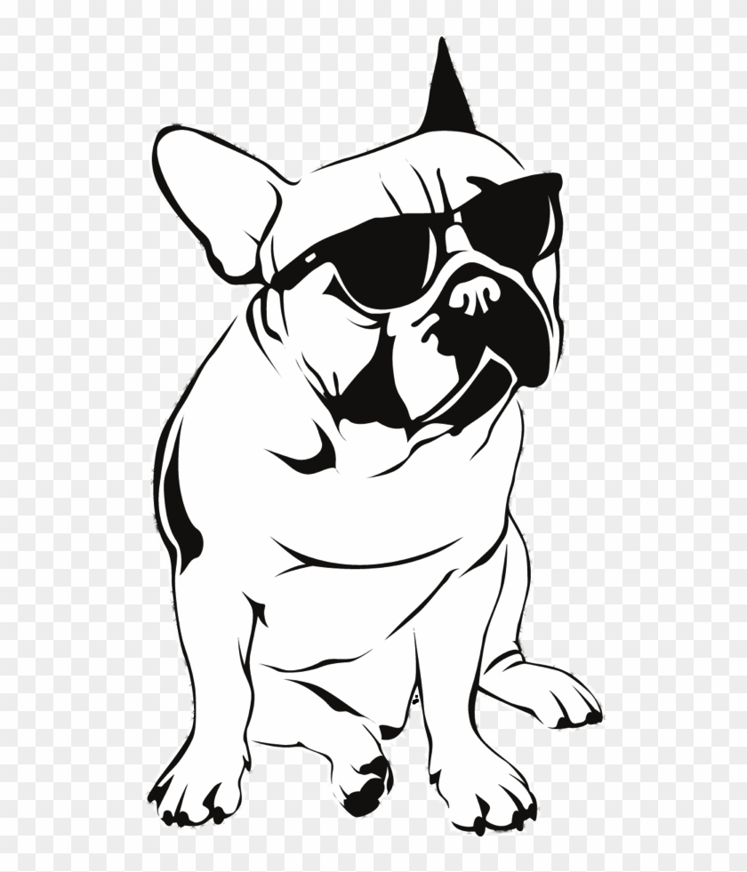 Bulldog Clipart Profile - French Bulldog Clipart - Png Download