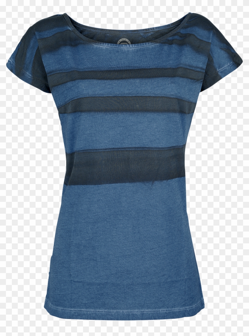 Red By Emp Batik Sprayed Shirt Blue T-shirt - Denim Clipart #3277638