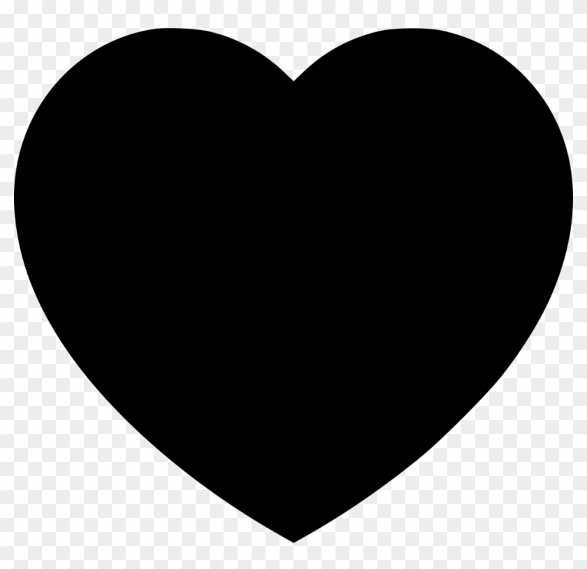 Png File Svg - Black Heart Silhouette Png Clipart