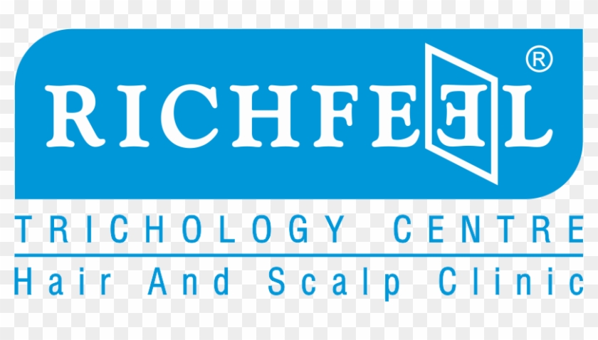 Richfeel Tricho Logo On White Background1 - Oval Clipart #3277756