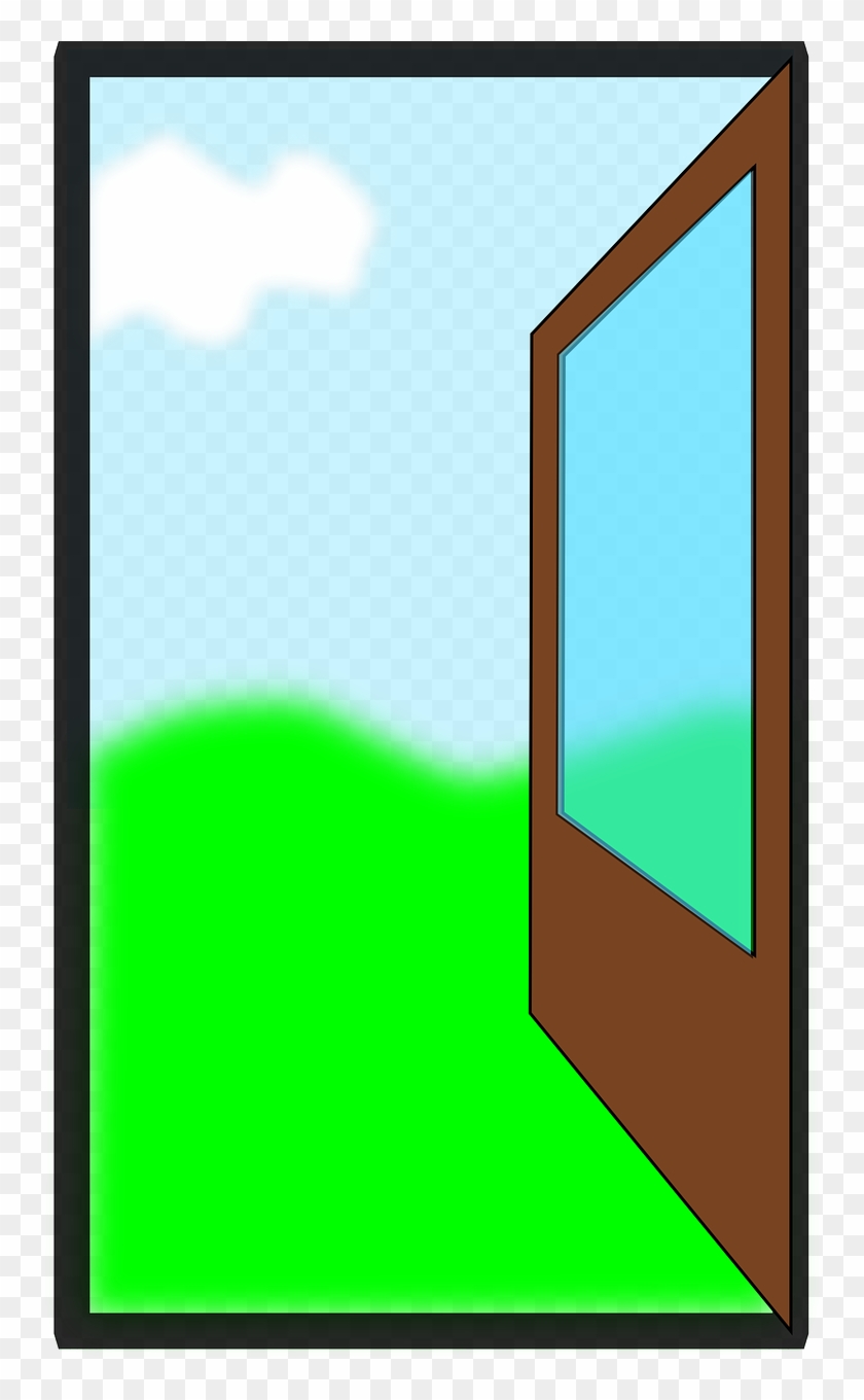 Door Push Open Exit Outdoor Png Image - Graphics Clipart