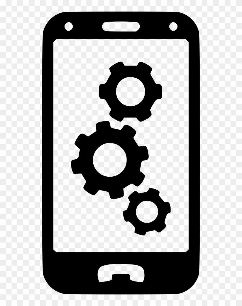 Android Settings Comments - Transparent Background Smart Phone Icon Clipart
