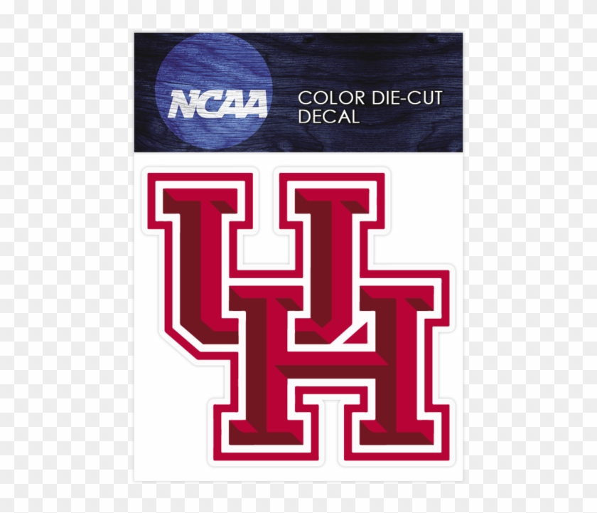 Houston Cougars Logo Ncaa Die Cut Vinyl Car Sticker - University Of Houston Clipart #3278266
