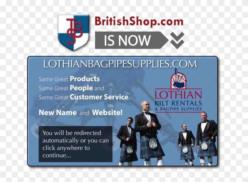 British Shop Is Now Lothian Kilt Rentals & Bagpipe - Government Agency Clipart #3278267