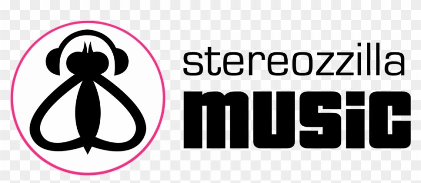 Stereozz Music Fly Logo Horizontal Blk Clipart
